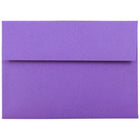 JAM Paper A7 Coloured Invitation Envelopes - 5.25 x 7.25 - Violet Purple Recycled - 50 Pack-Our envelopes are made from 30% recycled 24 lb paper and feature a straight flap gum closure with a smooth finish