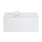 Staples #10 Recycled Envelopes with QuickStrip Flap - 4-1/8" x 9-1/2" - White - 250 Pack-Square flap with side seams delivers a professional look and a durable finish
