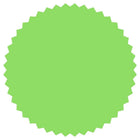 JAM Paper Standard Label Rolls - Burst - 2.25" Seal - Neon Green - 125 Labels/Roll-Size: Burst ( 2.25 Inches ) | Printer friendly labels are easy to create and customize.