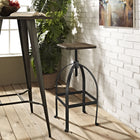 Modway Pointe Bar Stool - Brown-Adjustable Seat Height
