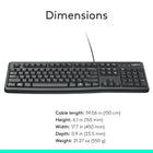 Logitech K120 Wired Keyboard for Windows, USB Plug-and-Play - Black-8