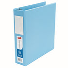 Staples Standard 2" Round Ring Binder - Light Blue-
Light/Standard-Use