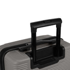Bugatti Stockholm Collection 21.5" Hardside Carry-on - Grey-Interior lining with dividing panel, mesh pocket and tightening strap