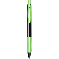 Zebra Sarasa Clip Decoshine Gel Retractable Pen - Green-Rapid dry, smudge proof ink. Ideal for avid and left-handed writers