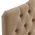 Modway Annabel Premium Linen Blend Queen Headboard - Almond-7