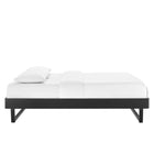 Modway Billie Wood Full Platform Bed Frame - Black-Assembly Required