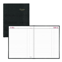 Brownline 2027 Daily Planner with Perfect binding - 10" x 7-7/8" - Black-12-Month: January 2027 to December 2027