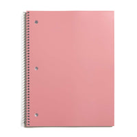 Pep Rally Spiral Notebook - Ruled - 70 Sheets - Pink-8" x 10.5" ruled notebook