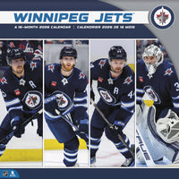 DateWorks 2026 16-Month Wall Calendar - 12" x 12" - Winnipeg Jets - Bilingual-12.00" x 12.00"