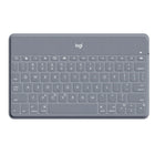 Logitech Keys-To-Go Bluetooth Keyboard for iPhone, iPad, and Apple TV - Stone-Keys-To-Go is a super-slim, super-light keyboard that you can keep with you through the day whether you re working or learning from the backyard or back at the office