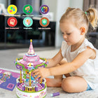 Contixo Carousel Building Block Set with Music Box - 488 Pieces-7