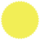 JAM Paper Standard Label Rolls - Burst - 2.25" Seal - Neon Yellow - 125 Labels/Roll-Size: Burst ( 2.25 Inches ) | Printer friendly labels are easy to create and customize.