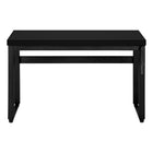 Monarch Specialties 7682 48" Computer Desk - Black/Adj.Height/ Black Metal-7