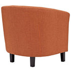 Modway Prospect Upholstered Fabric Armchair - Orange-Foam Padding