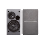 Edifier R1280DB Modern Sound Classic Design Powered Bluetooth Bookshelf Speakers - White-Adjust the volume and toggle inputs at your fingertips from remote control. Bass and treble control located on the side of main speaker