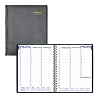 Blueline 2027 Weekly Planner - 10-3/4" x 8-1/2" - Black - Bilingual-12-Month: January 2027 to December 2027
