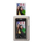 INSTAX MINI LiPlay+ Hybrid Instant Camera & Smartphone Printer - Sand Beige-Premium, textured finish available in Sand Beige or Midnight Blue