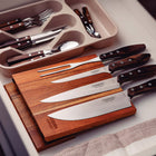 Tramontina Churrasco BBQ Cutlery Set with Magnetic Wood Knife Holder - Stainless Steel - Polywood Handles - 5 Piece Set-6