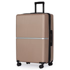Air Canada Laurentian 28" Hardside Checked Luggage - 360-Degree Spinner - Champagne-8 spinner wheels provide smooth 360-degree maneuverability