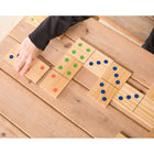Triumph Pine Wood 28-Piece Lawn Domino Set-CLASSIC FUN - Play classic domino games like Domino Whist, Matador, Muggins, Texas 42, Chicken Foot, Concentration, Double Fives, Fives and Threes