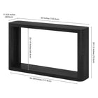 Hudson&Canal Kellan 52"W Console Table - Black Grain-9