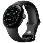Google Pixel Watch 4 - 45 mm - Wi-Fi - Matte Black Case - Obsidian Active Band-The Pixel Watch 4 has a custom speaker and stronger haptics for a more seamless Gemini experience
