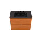 Modway Scenic 30" Wall-Mount Bathroom Vanity - Cherry/Black-Full-Extension Drawers