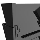 Storex Unbreakable Wall Pocket Letter Size - Black-PVC and BPA free