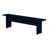 Manhattan Comfort Nomad 67.91" Modern Dining Bench - Blue-Modern Modern Dining Bench for Dining Room Use
