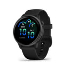 Garmin vivoactive 6 Smartwatch - Slate with Black Band-BODY BATTERY ENERGY MONITORING - See your energy levels throughout the day, so you’ll know when your body is charged up and ready for activity or drained and needing to recharge with restful sleep. And get even more details and personal insights on how sleep, naps, daily activities and high stress specifically impact your energy.