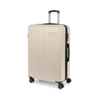 Bugatti Bordeaux Hardside Spinner Luggage - 30" - Beige-Made of ABS/PC
