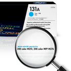 HP 131A (CF211A) Cyan Original LaserJet Toner Cartridge-Page yield of HP 131A (CF211A): approx. 1,800 pages cyan