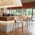 Zuo Bremor Barstool - Beige-Assembly not required
