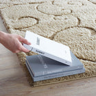 Modway Jubilant Burgeon Scrolling Vine Shag Area Rug - 5 ft W x 8 ft L - Creame/Beige-Soft High Density Polypropylene