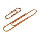 JAM Paper Combo Pack Colourful Paper Clips - Standard & Jumbo - Rose Gold - 100 Pack & 75 Pack -Quantity: 100 Standard Clips & 75 Jumbo Clips (175 in Total)
