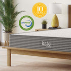 Modway Kate 8" King Mattress-Felt Liners Above/Below Innerspring