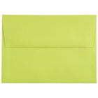 JAM Paper A7 Coloured Invitation Envelopes - 5 1/4 x 7 1/4 - Ultra Lime Green - 100 Pack-Envelope Features: Straight flap gum closure, high quality Smooth paper finish