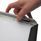 Seco Aluminum Snap Poster Frame - 12" x 18" - Black-Posters are kept clean behind a UV resistant, anti-glare PVC front sheet