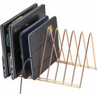 Officemate Triangular Wire File Sorter - Rose Gold-Built with steel wire for added firmness and maximum reliability