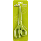 JAM Paper Heavy Duty Multi-Purpose Precision Scissors - 8" - Lime Green-Quantity: 1 Pair of Scissors per Pack | Features comfort grip that can be used left- or right-handed