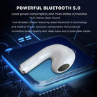 MyBat Pro Orbit True Waterproof Wireless Earbud - White-Sweat and Splash Resistant  Ideal for workouts, jogging, and daily activities