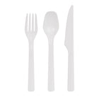 Perk Reusable Cutlery - Assorted - 50 Pack-Set includes 20 Forks, 20 Spoons, 10 Knives