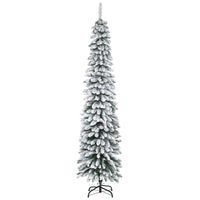 HOMCOM 7' Artificial Christmas Tree with Realistic Branches - Green-Lush with tips that provide a healthy, natural look 