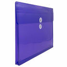 JAM Paper Plastic Envelopes with Button and String Tie Closure, Letter Booklet, 9.75 x 13, Purple Poly, 12 Pack (218B1pu)-This item will be shipped from the U.S.