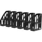 Storex File Magazine Recycled - Black - 2 Pack-100% post-consumer recycled content
