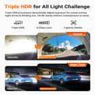 Vantrue N4 Pro S 4K 3-Channel Front, Inside and Rear Dash Cam with 64 GB SD Card-Exclusive platepix technology improves license plate recognition and enhances clarity of road details