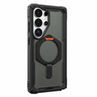 UAG Plasma XTE Rugged Kickstand Cell Phone Case with Magnets for Galaxy S26 Ultra - Black/Orange-Air-soft Corners for Cushioning Impact