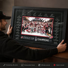 Frameworth Carolina Hurricanes 24" H x 36" W Replica Signature Frame 2026 Stanley Cup Champions Framed Wall Art 24x36 Frameworth - Licensed-Frameworth quality: Made in Canada by Frameworth Sports Marketing, established 1992, producing officially licensed sports memorabilia