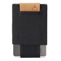 Nomatic Wallet with Leather Tab - Black-Built in pocket for cash and keys