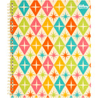 Hilroy Mid Century Notebook - 10-1/2" H x 8" W - 160 Pages - Diamond-College Ruled